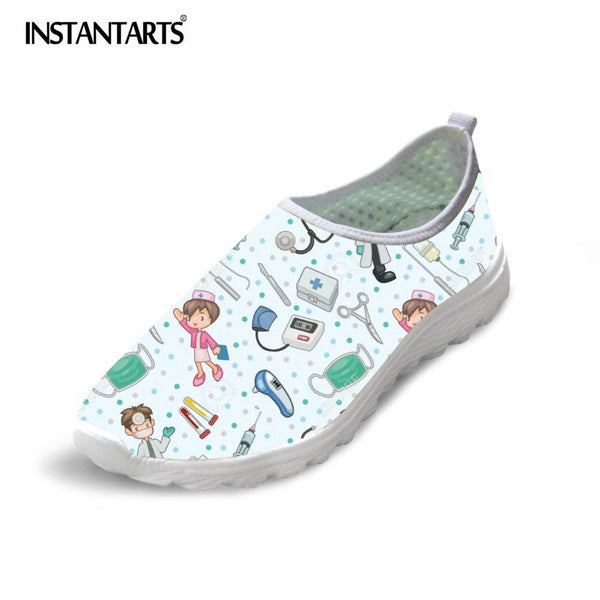 Women - INSTANTARTS - Flats - Cute Nurse Pattern
