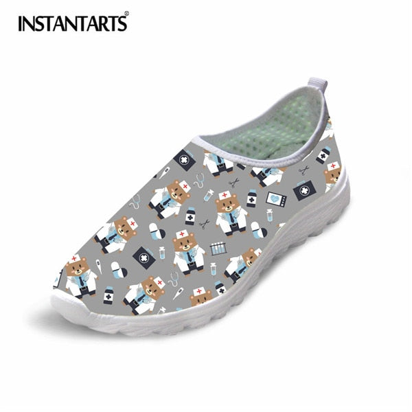 Women - INSTANTARTS - Flats - Cute Nurse Pattern