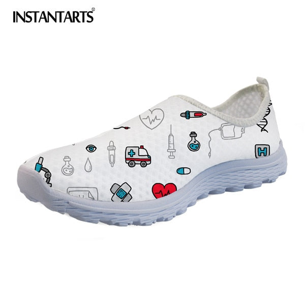 Women - INSTANTARTS - Flats - Cute Nurse Pattern