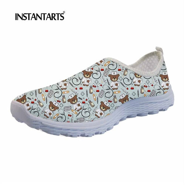 Women - INSTANTARTS - Flats - Cute Nurse Pattern