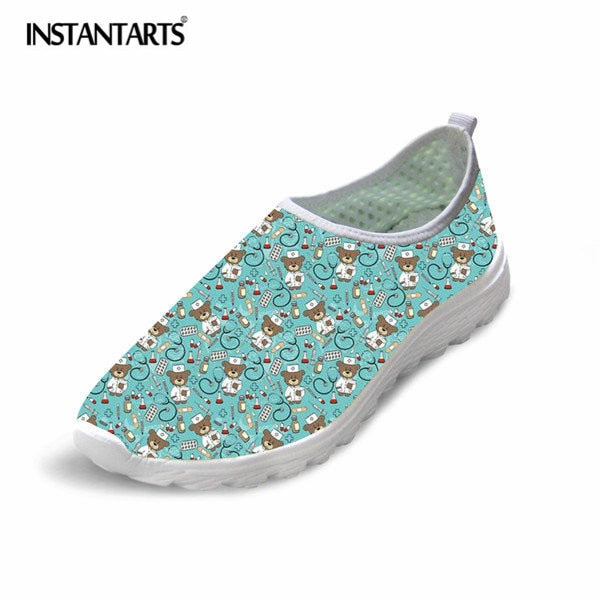 Women - INSTANTARTS - Flats - Cute Nurse Pattern