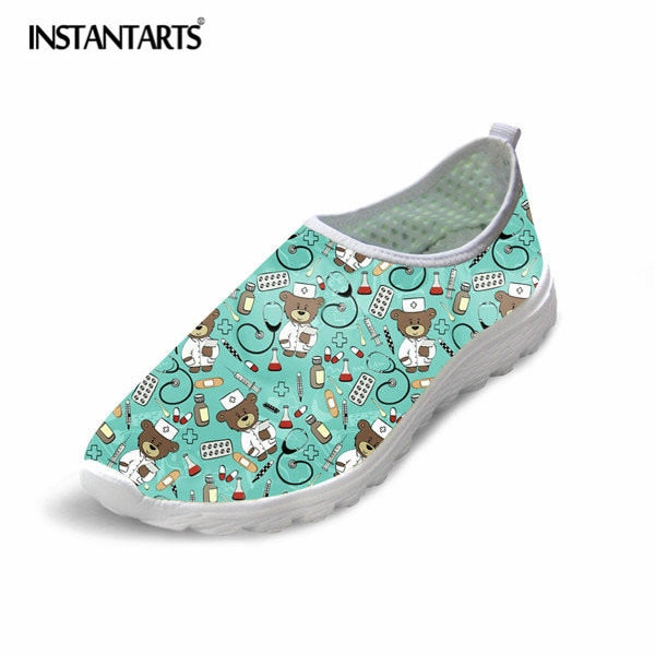 Women - INSTANTARTS - Flats - Cute Nurse Pattern