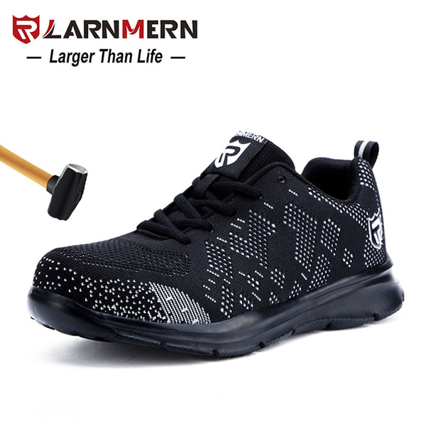 Men - LARNMERN - Steel Toe Safety Work Shoes