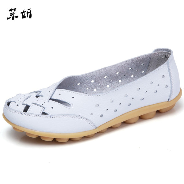 Women - Leather - Flat - a116602