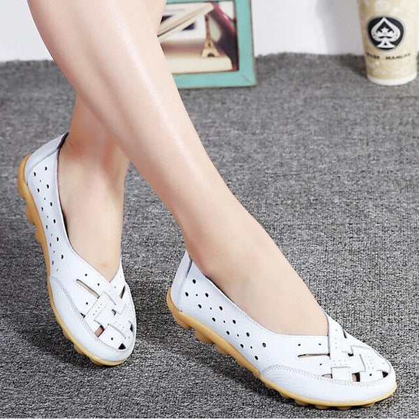 Women - Leather - Flat - a116602