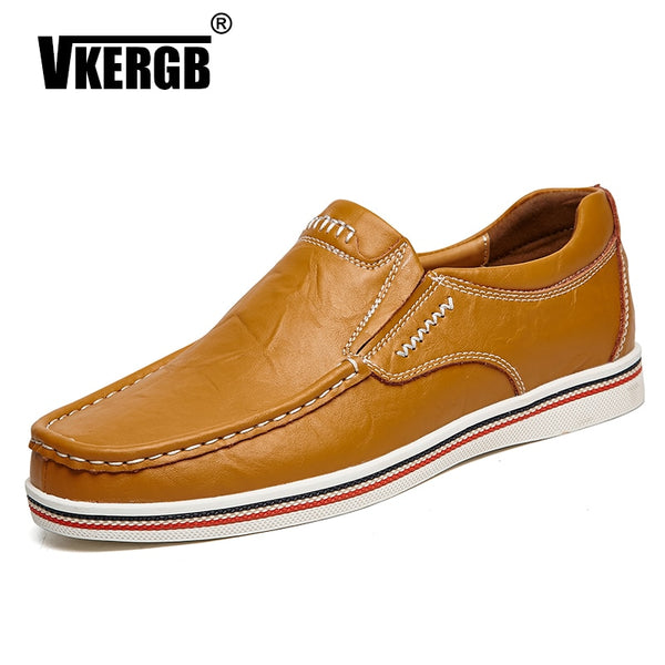 Men - VKERGB - Leather Boat Shoes