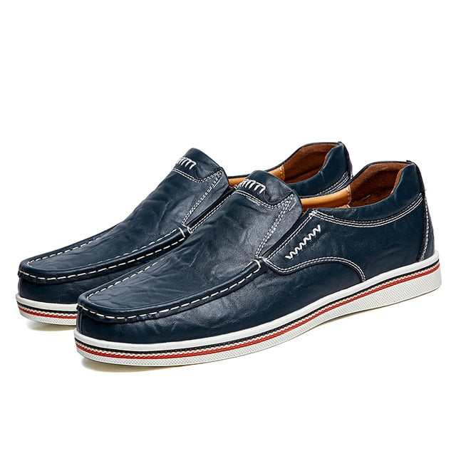 Men - VKERGB - Leather Boat Shoes