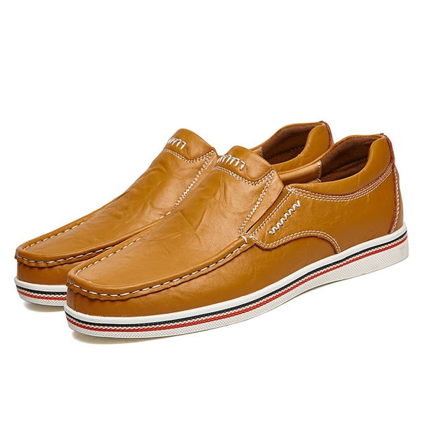 Men - VKERGB - Leather Boat Shoes